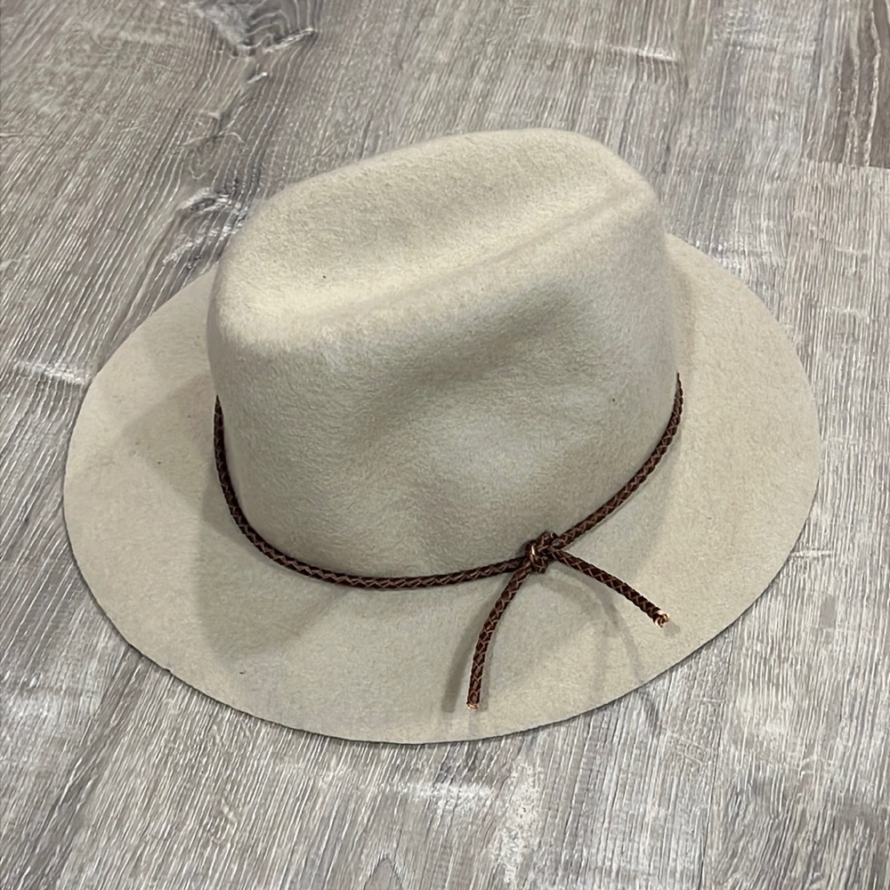 Raffaello Bettini Wool Hat Braided Leather Rope Accent MADE IN ITALY from Saks